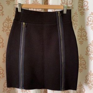 Eryn Brinie black zipper pencil skirt M